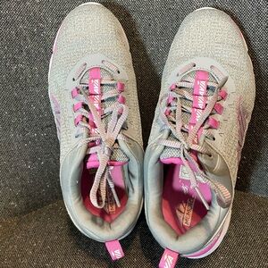 Avia Gray and Pink Athletic Shoes